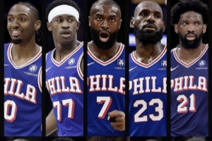 马健对比76人和骑士首发阵容：76人纸面天赋更强 但健康&磨合存疑